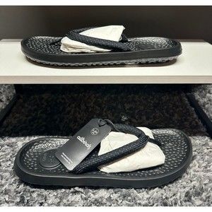Allbirds Flip Flops Sandals Shoes Mens Size 10 Black Sugar Zeffer‎ Beach Foam